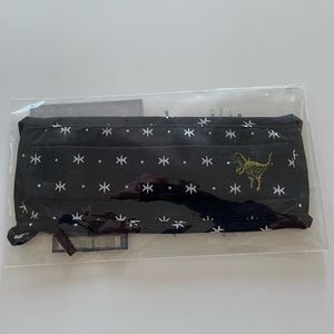 Coach blue pattern mask with Rexy